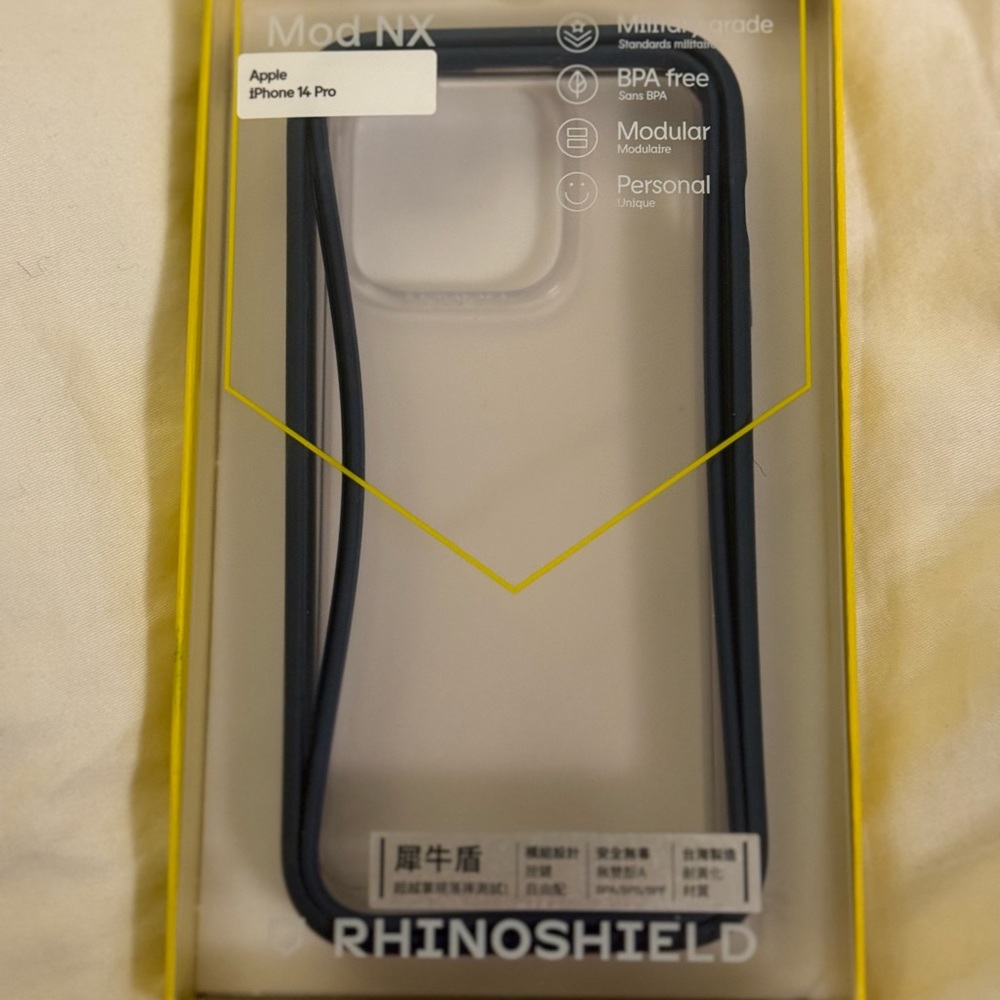Navy Rhinoshield iPhone 14 Pro Case